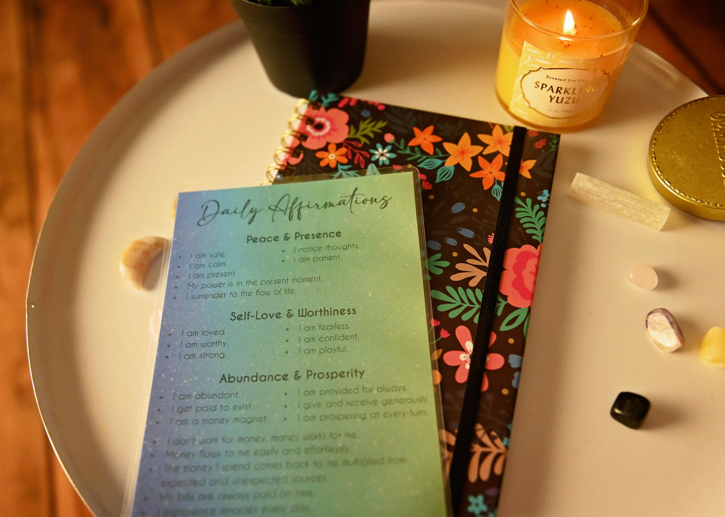Feminine Affirmation Card for Subconscious Reprogramming