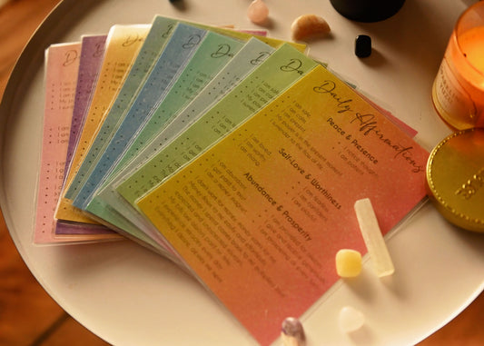 Feminine Affirmation Card for Subconscious Reprogramming