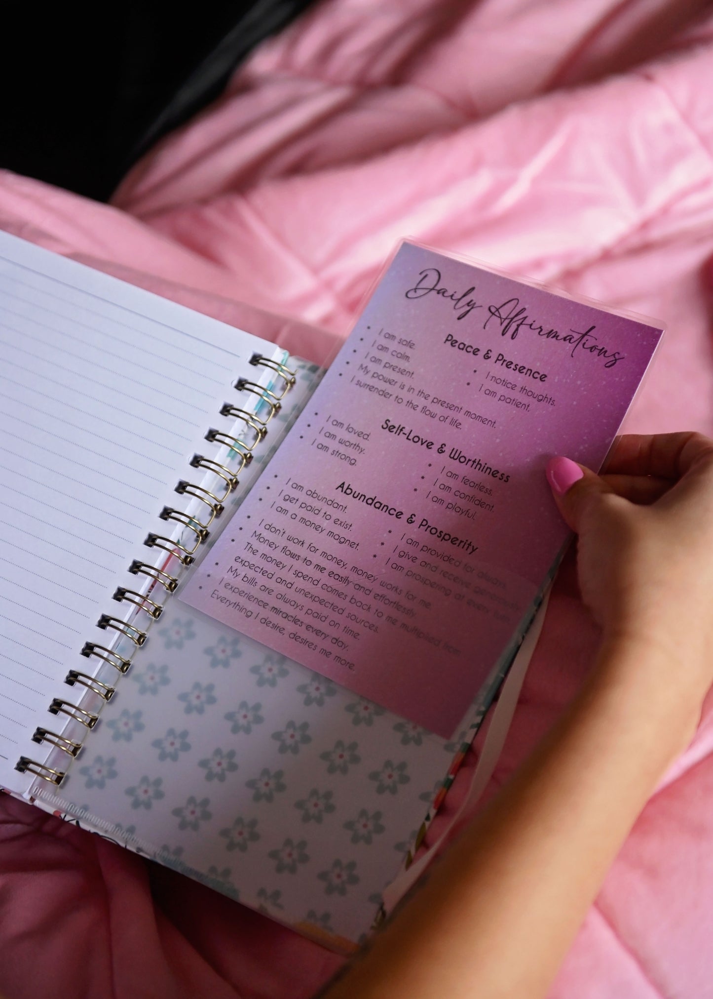 Feminine Affirmation Card for Subconscious Reprogramming